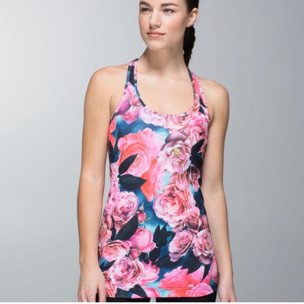 Lululemon secret garden cool racerback tank